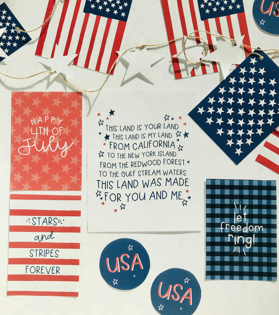 4th of July Fun Print Pack