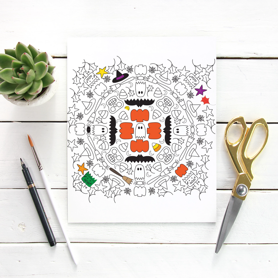 Halloween Coloring Page Printable