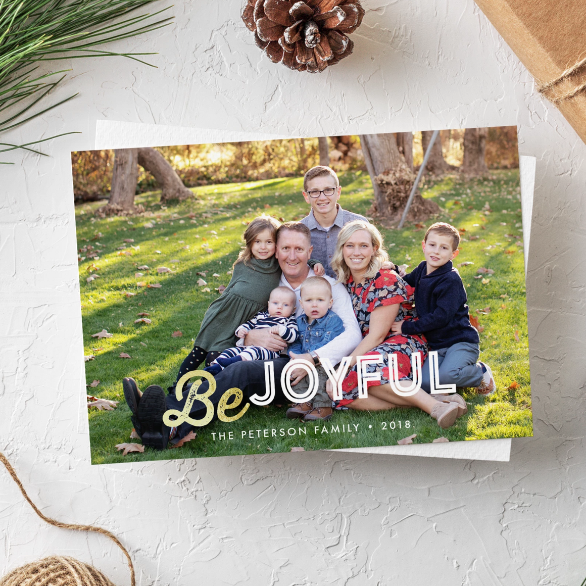 Holiday Card//Be Joyful