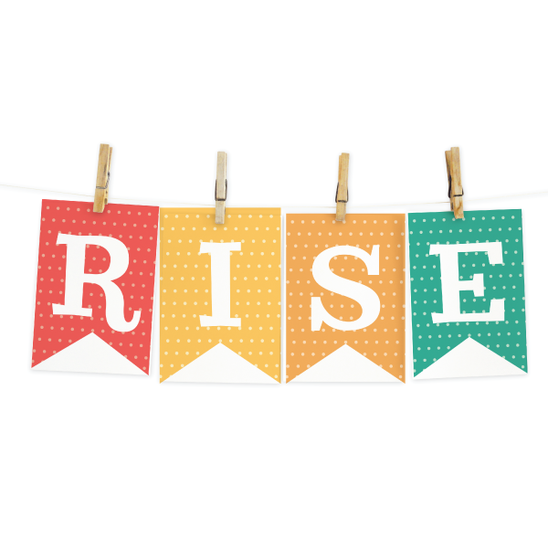 Bunting Banners-Rising Up to Excellence - Stone Mountain Press