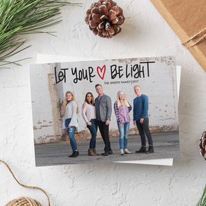Holiday Card-Let Your Heart Be Light