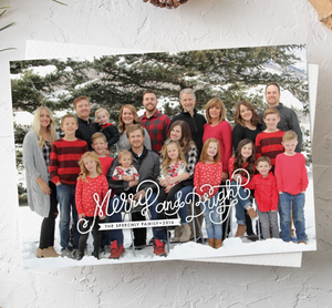 Holiday Card-Merry & Bright