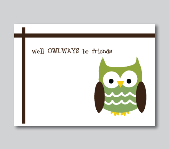 notecards-owl