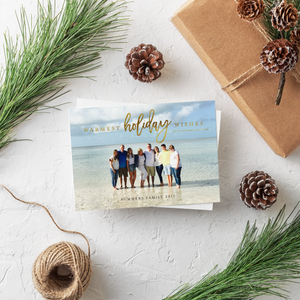 Holiday Card//Warmest Holiday Wishes