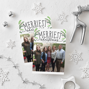 Holiday Card//Merriest Christmas