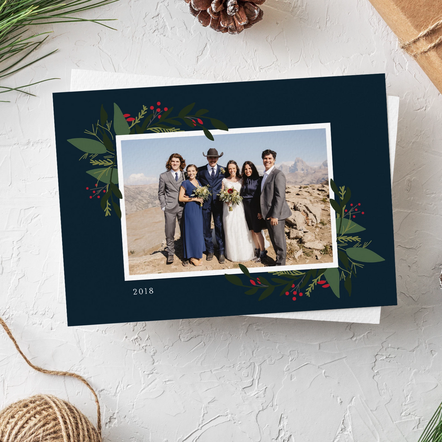 Holiday Card//Four Calling Birds