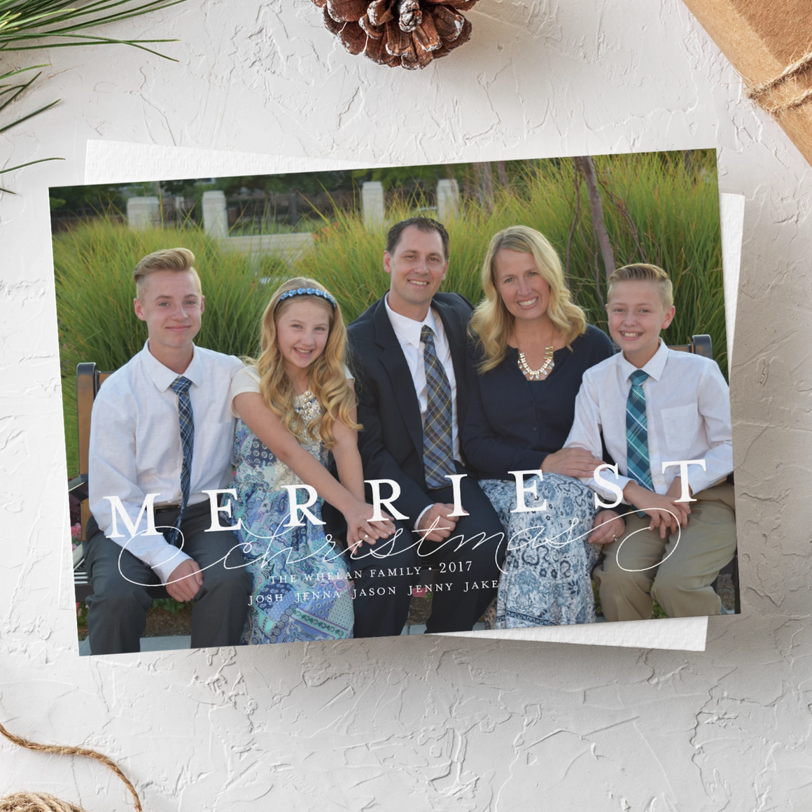 Holiday Card//Six Geese